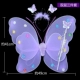 Двойные крылья бабочки пурпур