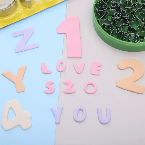 Цифровые буквы и цифры из нержавеющей стали, компактный фондан, форма, английские буквы