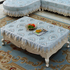 Коврики Журнальный столик 欧式茶几垫奢华客厅边几角几正方形桌布家用美式茶几盖巾台布包邮