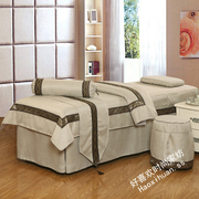 Cao cấp bông và vải lanh vẻ đẹp giường bao gồm bốn bộ châu Âu nhỏ sang trọng thẩm mỹ viện đặc biệt massage bông giường bìa đơn giản