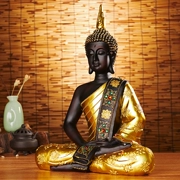 Xuanguan Phật trang trí Đông Nam Á Zen trang trí nhà Thái Lan lớn ngồi Phật thủ công câu lạc bộ yoga mềm