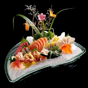 Mô phỏng bộ đồ ăn bằng kính, acrylic sashimi đá, iced sushi sushi Ăn