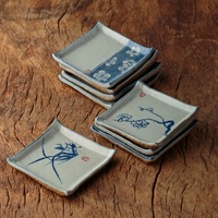 Сине-белая глина, чайный сервиз, чашка с аксессуарами, «сделай сам», ручная роспись
