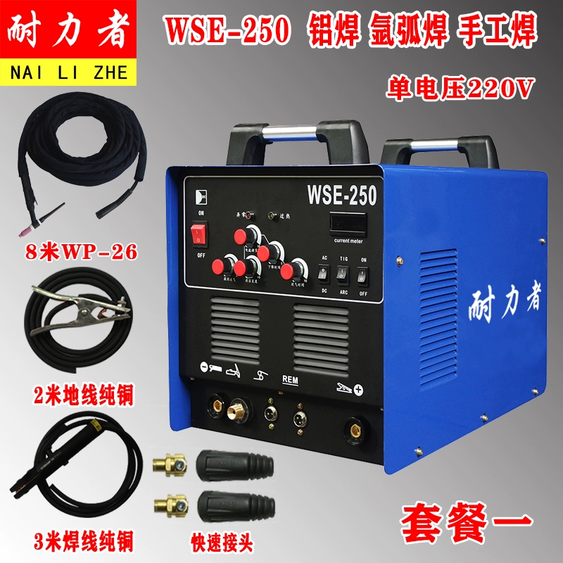 Máy hàn hồ quang argon AC và DC Máy hàn đặc biệt cho xung hợp kim nhôm Máy hàn hợp kim nhôm WSE-250 315 350 kim han tig Máy hàn tig