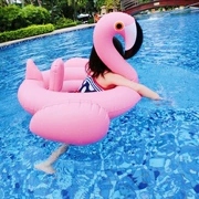 Flamingo trẻ em bơi vòng dày bé ghế bé con inflatable ghế cậu bé cô gái 1-3-6 tuổi
