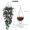 Mô phỏng cây địa lan chậu nhựa hoa mây treo tường hoa giả nho lá giả xanh lá cây trần trang trí treo - Hoa nhân tạo / Cây / Trái cây lan giả hạc rừng