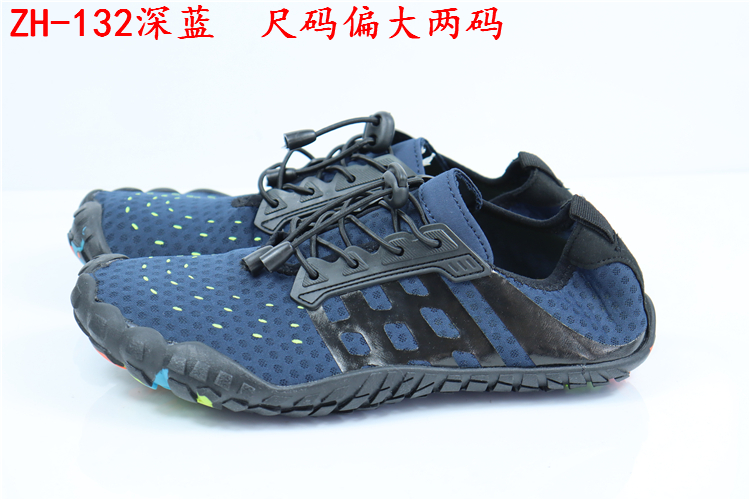 Zh-132 Dark BlueBroken code Pick up the leak Running shoes Upstream shoes Parenting outdoors Barefoot Running shoes Quick drying Wading Hiking shoes lovers Diving shoes