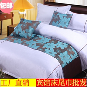 Khách sạn khách sạn bộ đồ giường giường đuôi giường bìa pad giường cờ bảng cờ trăm hoa cây mẫu chính hãng
