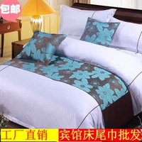 Khách sạn khách sạn bộ đồ giường giường đuôi giường bìa pad giường cờ bảng cờ trăm hoa cây mẫu chính hãng ga giường cotton