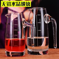 Với quy mô rượu vang trắng jug decanter rượu vang đỏ decanter jug ​​rượu vang nhà chì tinh thể thủy tinh miễn phí đồ khui rượu vang cao cấp