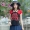Phong cách dân tộc nữ mùa hè mới phong cách Trung Quốc retro Áo thun cotton ngắn tay cotton kích thước lớn in dây hàng đầu