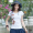 Phong cách quốc gia của phụ nữ 2018 mùa xuân và mùa hè mới kích thước lớn phong cách Trung Quốc thêu hoa T-Shirt nữ bông là mỏng màu sắc hoang dã
