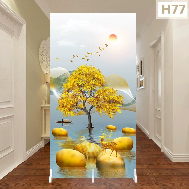 Tùy chỉnh 
            màn hình phân vùng phòng khách 2023 phong cách mới hướng ra lối vào trong nhà chặn lối vào hiên gấp phòng tắm di động chống thấm nước vách ngăn tổ ong 