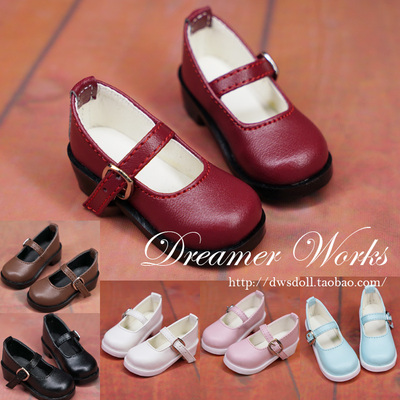 taobao agent SD/BJD 3 points, 4 cents, 6 points, doll shoes versic small leather shoes single shoes, student shoes 1/6 bear girl 1/4 1/3