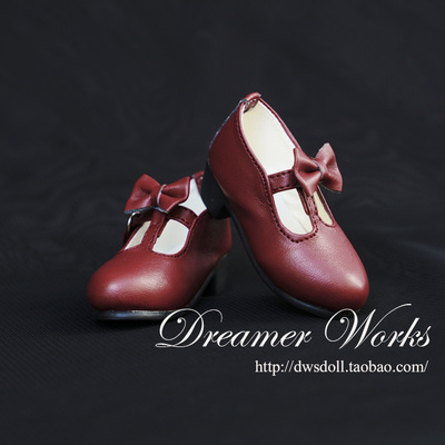 taobao agent [DWS] SD/BJD4 points of doll shoes, bowls, small red shoes 1/4