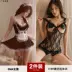 Người giúp việc cosplay sexy tinh khiết dễ thương dễ thương tinh khiết khao khát phù hợp với lụa đen cosplay người giúp việc đồng phục váy ngắn màu đen 