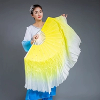 Желтый плюс белый окрашивание 36 см кость вентилятора Дрифт 45 см