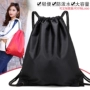 Tùy chỉnh Dây Kéo Túi Dây Rút Ba Lô Chống Thấm Nước Ba Lô Đơn Giản DrawString Vai Thể Thao Tập Thể Dục Ba Lô Nam Giới và phụ nữ Trọng Lượng Nhẹ balo bé gái