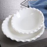 Отель House Plate Ceramic Table Soup Soup Творческий глубокий отвар -миску специальная фруктовая кастрюля чаша Pure White Soup Basin
