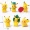 Trang trí bánh Pikachu 6 đồ chơi Pikachu văn phòng trang trí cảnh trang trí siêu dễ thương hơn Kaqiu - Trang trí nội thất