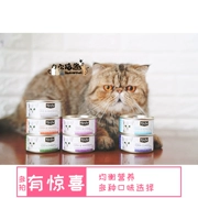 Nhà mèo nước sốt kit mèo 喵 mèo nhập khẩu thực phẩm cá ngừ mèo đóng hộp mèo dinh dưỡng đồ ăn nhẹ hạt ướt jar 80g