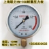 Thượng Hải Lianli địa chấn máy đo áp suất YN100 địa chấn áp suất nước chân không máy đo áp suất dầu thủy lực 0-1.6 -0.1-0MPA 