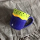 A014 Blue Awrmelon Cup