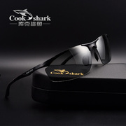 Cookshark nấu cá mập màu thay đổi phân cực kính mát nam lái xe gương kính mát nam lái xe kính lái xe