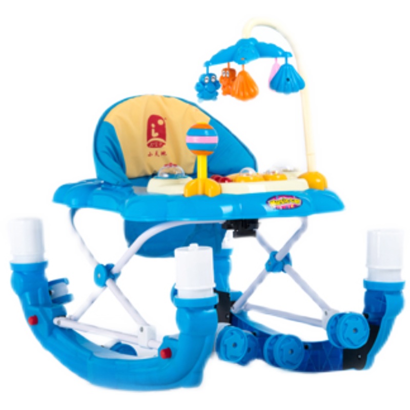 Standard Blue (Rocking Horse)2021 baby carriage Boys and girls Walkers newborn bb baby walk vehicle child With music Starting car