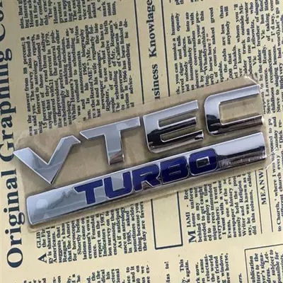Áp dụng cho Honda Civic VTEC Car Logo phía sau Turbo Turbo Label Tenth -Genation -Genified English Letter Letter dán đổi màu xe ô tô decal xe hơi 