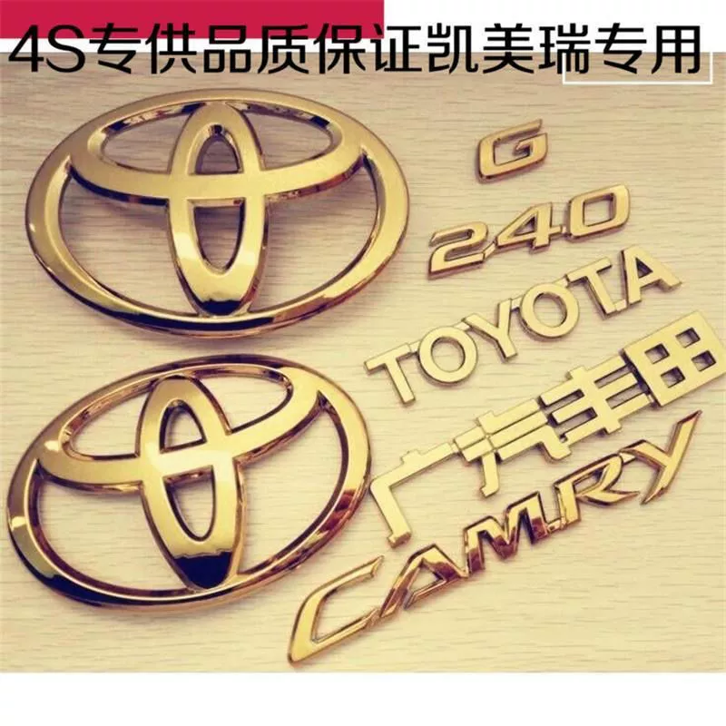tem xe oto 4 chỗ Áp dụng cho logo xe 06-11 Toyota Camry Ruijin Camry 240g LIGE LABE tem xe oto dán nội thất ô tô 