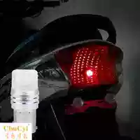 Sửa đổi đèn phanh pin cảnh báo xe cá tính phụ kiện phía sau đèn điện trang trí xe máy nhấp nháy bóng đèn led - Phụ tùng xe máy khóa xe máy