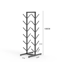 Черный шесть слой с ножными подушками