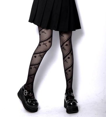 taobao agent Genuine elegant autumn socks, Lolita style, fitted