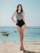 Bộ đồ lặn ngực nhỏ công chúa nhỏ Xiêm thể thao nữ bơi quần bơi phụ nữ ba mảnh mùa hè Hàn Quốc - Bộ đồ bơi One Piece