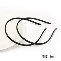 Железное волосы ширина 5 мм пакет ткань черная 5/сумка