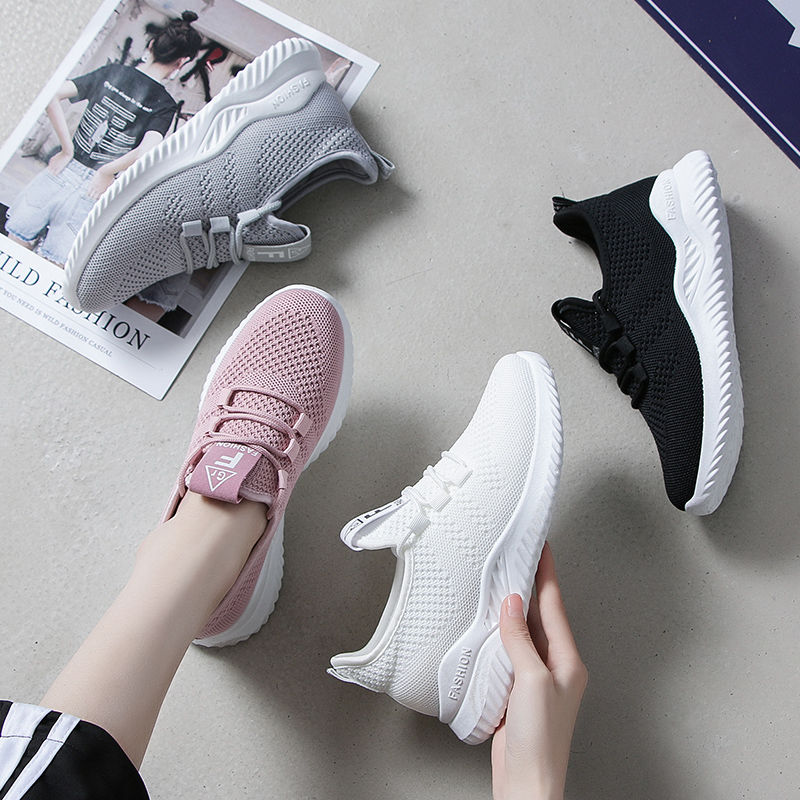 BlackFour seasons square dancing shoes soft sole ventilation motion Dance shoes female Mesh surface Ghost  shuffle  Special shoes dance Women's Shoes