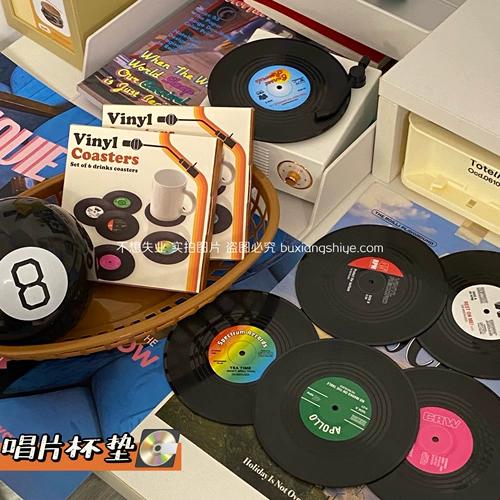 Не хочу, чтобы безработица творческая ретро -виниловая подушка американская классическая рока ностальгическая изоляция CD Anti -Slip подушка