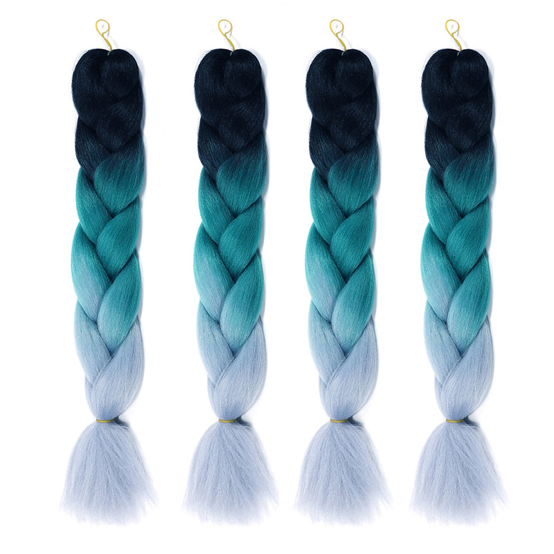 C18 & Black + Dark Green + Silver GreyDirty braided rope dreadlocks  Hair rope Wigs men and women braided hair Compile and distribute Receiving and sending Wig braid Nepal Hair band size Braid