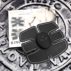 ems微电流穿戴健身仪 腹肌贴充电无线智能懒人健腹器收腹健身健腹仪肌肉贴健身贴腹肌仪