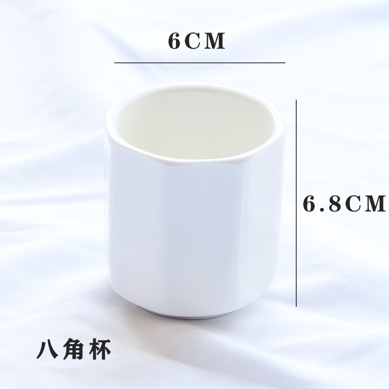 Star Anise Cupbeautiful Mu son Simplicity white Ceramic cup diy Aromatherapy candle Nordic style simple Little candle  glass Candlestick
