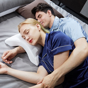 新科技黑市 双人拥抱枕头拱形枕慢回弹情侣睡眠枕H-222