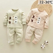 Bộ đồ lót cho bé cotton mùa xuân ấm áp cho bé trai và bé gái mùa thu quần 0-3-6 tháng - Quần áo lót