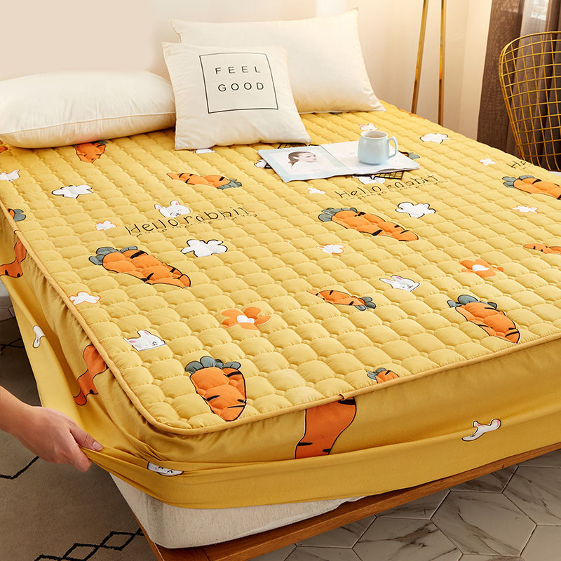 夏季床笠夹棉加厚床罩单件床垫套席梦思保护套床套床垫床单罩