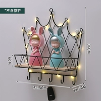 Черная короновая крюк отправляет сеть красного света/гвоздь/пластырь