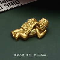 Золотой зеленый ангел-золотой 1