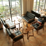 Простая повседневная карта сиденье для чая для чая для чая в магазине прием офис