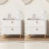 Đèn bàn đầu giường thông minh sang trọng đơn giản phòng ngủ hiện đại tủ đựng đồ bằng đá phiến gỗ nhỏ Tủ lưu trữ đầu giường kiểu Ý tủ quần áo nhỏ Buồng
