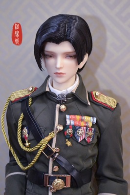 taobao agent Chinese opera BJD wigs Major General Black/White Short Hair Beauty Single Fake Mao Mao Erythrin Spot Free Shipping