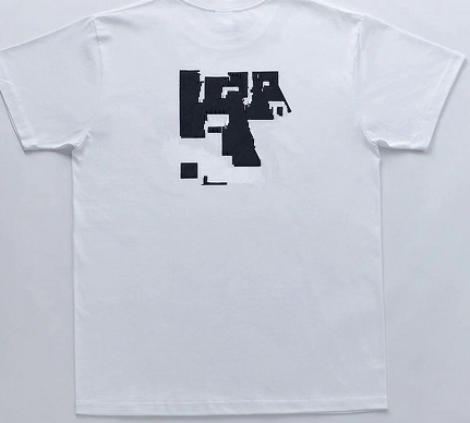 Whiteplain colour Basics Small color bar Four colors Short sleeve